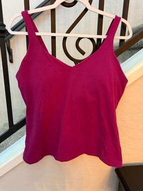 Lululemon Women’s Magenta Purple Align Waist-Length Tank